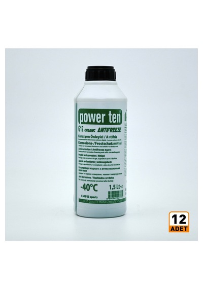 Yeşil Antifriz Organik -40 C 1.5 Litre 12 Adet