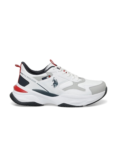 U.s. Polo Assn. Solidar 4pr Cilt Erkek Sneaker Spor Ayakkabı 867800000666 05 Beyaz Beyaz