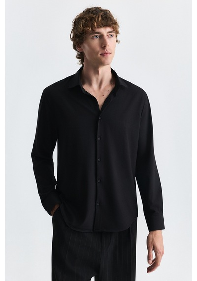 Antioch Comfort Slim Fit Gömlek Siyah