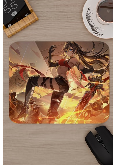 Dehya Genshin Impact Anime Gacha V4 - 22x18 Gaming Mouse Pad Fare Altlığı