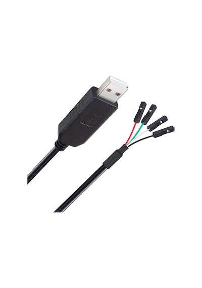 Usb Ttl Seri 3.3v Adaptörü Kablo Tx Rx Sinyal 4 Pin Pl2303 Çip