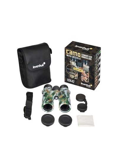 Levenhuk Camo 10x42 Artıkıllı Binoküler Dürbün 81925 Siyah - Yeşil