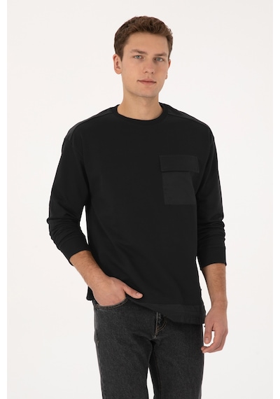 U.s. Polo Assn. Erkek Siyah Sweatshirt 50316401-vr046 Sıyah