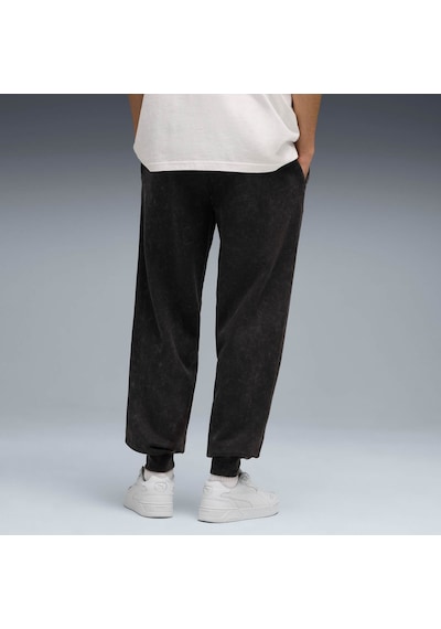 Puma Essentıals Elevated Erkek Geniş Kesim Eşofman Altı 688436 01 Siyah