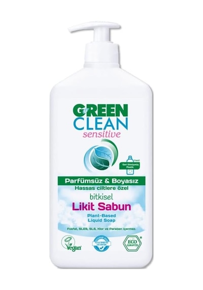 Green Clean Sensitive Likit Sabun 500 Ml