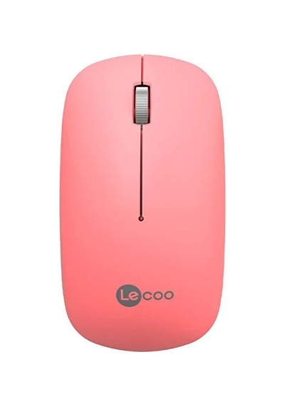 Lecoo, Ws214 Kablosuz Optic 1600dpi Pembe Mouse