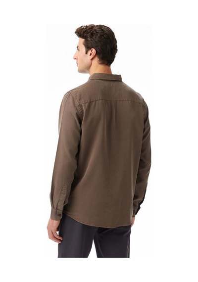 Nautica Erkek Yeşil Classic Fit Gömlek Düz W57536t Yeşil