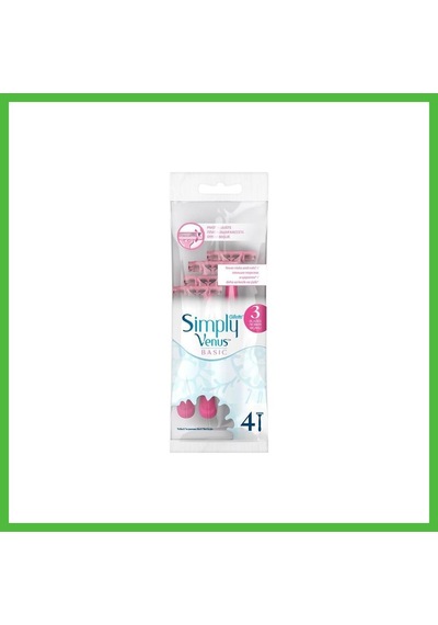 Vaveni Simple Venüs 3 Basic 4lü Poşet Arz