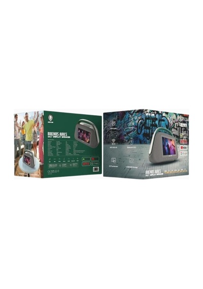 Green Lion Buenos Aires Android 10.1 Ekranlı 80w Taşınabilir Hoparlör Taşınabilir Hoparlörler Siyah