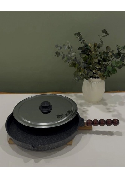 Ferro Balık Tavası Granit 32cm Siyah