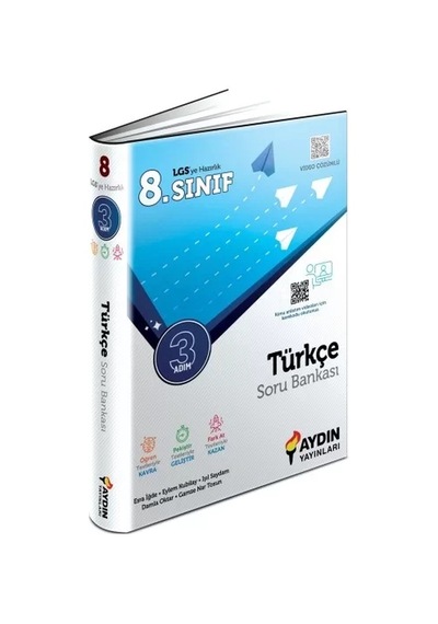 8. Sınıf Türkçe Üç Adım Soru Bankası