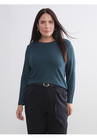 Lcw Everyday Yeşil Bisiklet Yaka Kadın Body