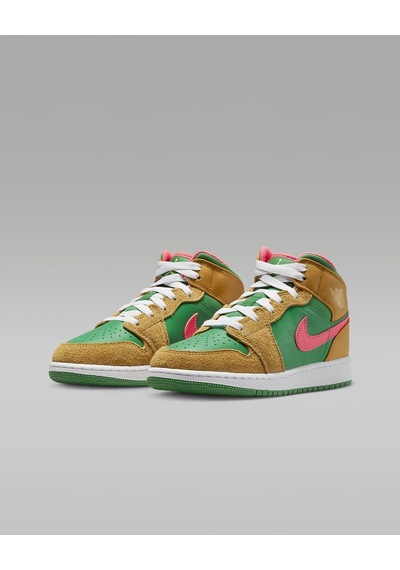 Nike Air Jordan 1 Mid Se Dx4365-700 Watermelon Unisex Sneaker 001