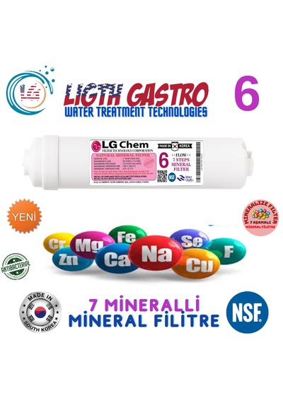 Light Gastro 12 Litre 7 Filtre 14 Aşama Su Arıtma Cihazı