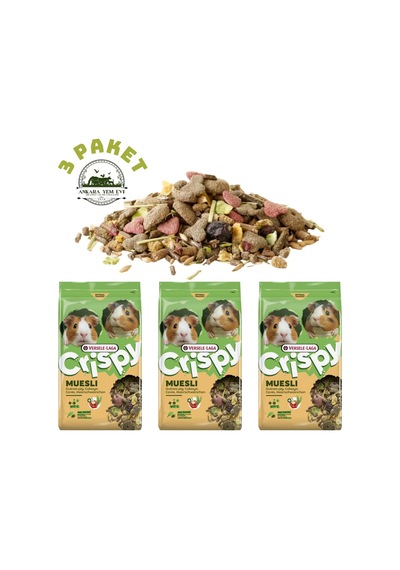 Crıspy Mueslı Guınea Pıg 850g Yem X 3 Paket