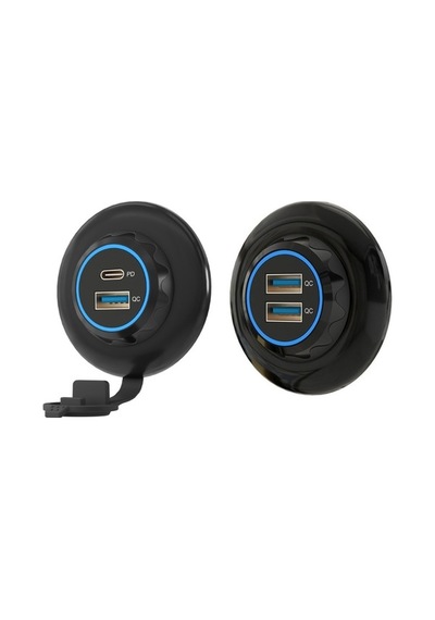 Qyouth Usb Telefon Şarj Cihazı Qc3.0 Modifiye Hızlı Şarj 30w Hd Araba İçin