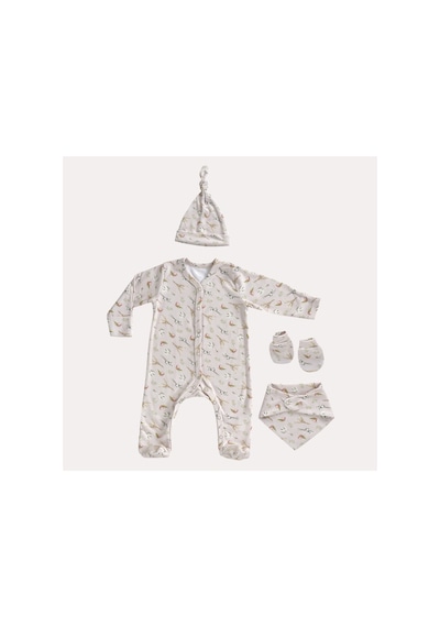 Mama Padre Tulip Yenidoğan Mini Set - 3 Parça Renkli - 861046999 Renkli
