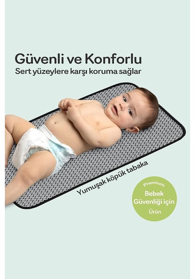 Bebek Bakım Örtüsü, Bebek Alt Açma Minderi, Su Geçirmez Bebek Minderi Woods
