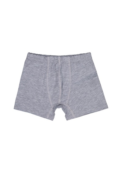 Domi Kids Gri-siyah 2-8 Yaş Erkek Çocuk 2'li Boxer - Standart
