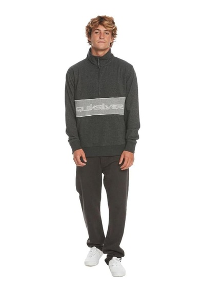 Quiksilver Bold Omni Erkek Sweatshirt-24330 Füme/gri