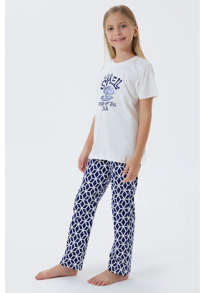 Arnetta Kız Çocuk Krem Pijama Takım KREM