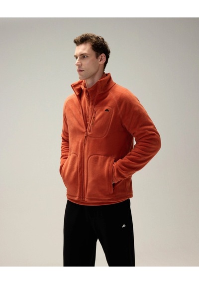 Ellesse 6wm1024-br Erkek Fermuarlı Polar Ceket Kiremit