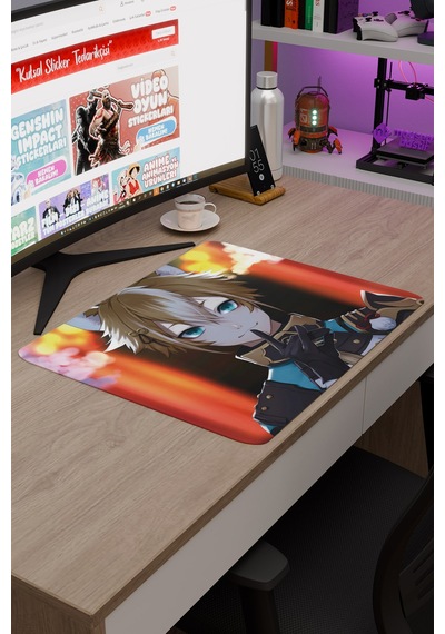 Gorou Genshin Impact Anime Oyuncu V2 - 48x40 Xl Gaming Mouse Pad Fare Altlığı