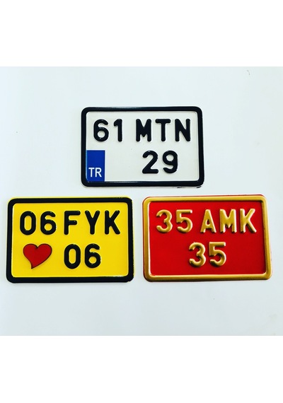 Dekor Plaka, Sari Plaka, Hediyelik Plaka, Özel Plaka 134472905
