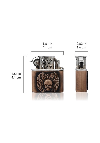 Zekupp Joker Çakmak - Zippo Kuru Kafa Tasarımlı Çakmak N11.3509