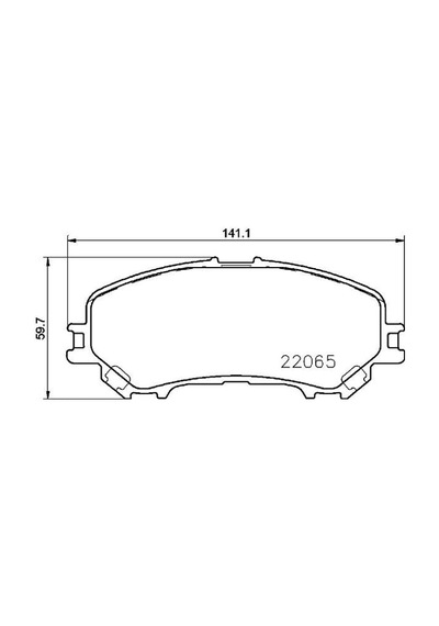 HITEC 10146 Ön Balata Megane 15- Qashqai 14- 25970