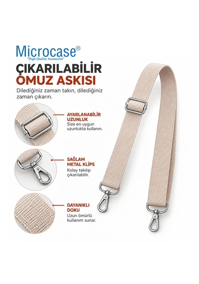 Microcase Macbook Air 15 İnch M4 2025 İle Uyumlu Macbook Taşıma Çantası Darbe Korumalı Omuz Askılı Çok Bölmeli Krem Pembe Al5694 Kiremit