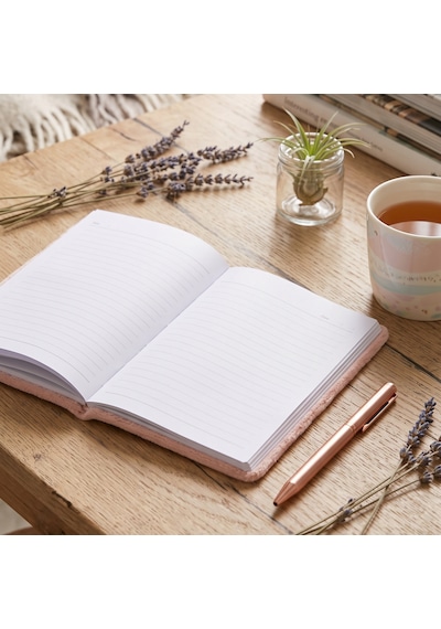 Pelüş Ve Eğlenceli Defter - Tavşan Figürlü Açık Pembe