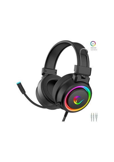 Rampage Sn-r10 Alquist Rgb Gaming Oyuncu Mikrofonlu Kulaklık 3,5mm Siy