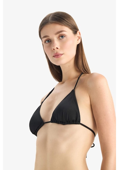 DeFacto Regular Fit Üçgen Bikini Üstü-Fall in Love T3666AZ25SMBK81