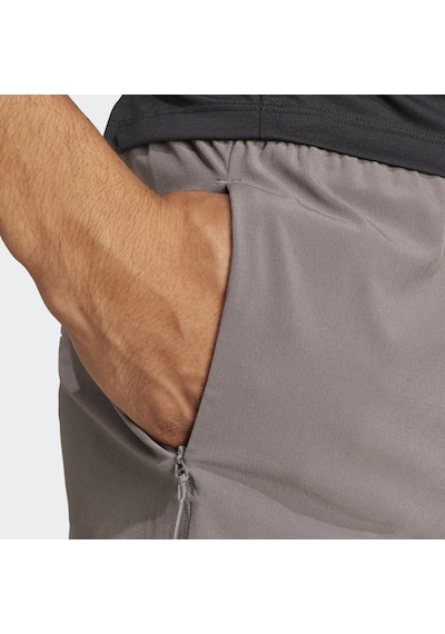 Adidas Wo Pow 2ın1 Erkek Spor Taytlı Şort - Is3842 Gri