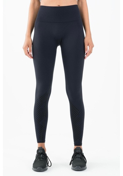 Maraton Active Slimfit Kadın Koşu Siyah Tayt 812094-siyah