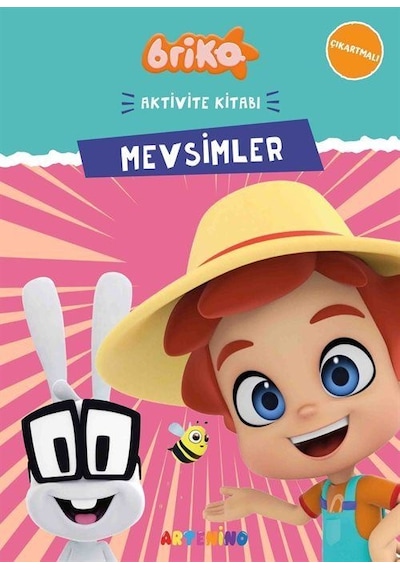 Briko Mevsimler / Çıkartmalı Aktivite Kitabı Serisi