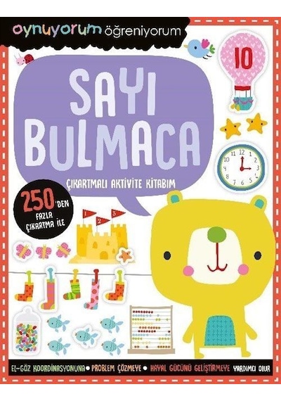 Oynuyorum Öğreniyorum Sayı Bulmaca Çıkartmalı Aktivite Kitabım...