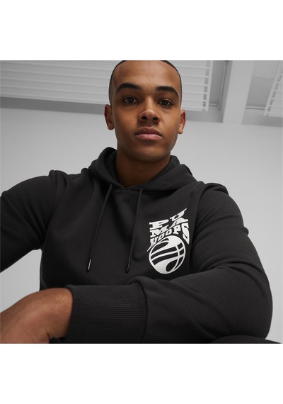 Puma Posterize 2.0 Erkek Siyah Hoodie