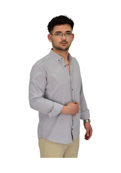 Erkek Spor Gömlek Regular Fit 9630 Bgl-st04413 Gri