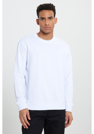 Ac&Co / Altınyıldız Classics Standart Fit Normal Kesim Bisiklet Yaka Erkek Sweatshirt - Beyaz Ac&Co / Altınyıldız Classics Standart Fit Normal Kesim Bisiklet Yaka Erkek Sweatshirt - Beyaz
