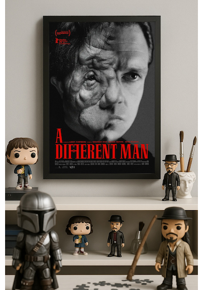 A Different Man Siyah Ahşap Çerçeveli Poster, Dekoratif Film Duvar Tablosu