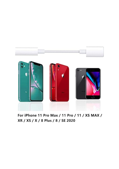 Lightning To Headphone Adapter - Dişi Giriş Aux - Aux Dönüştürücü