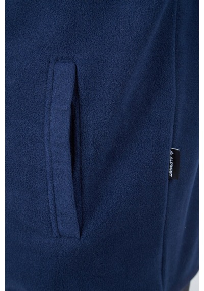 Alpinist Motus Tam Fermuarlı Polar Indigo (520730251)