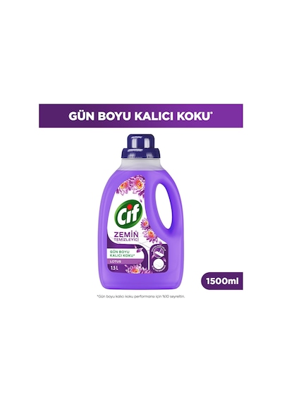 Cif Zemin Temizleyici Lotus 1500 Ml 10'lu Set