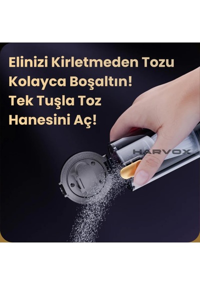 Harvox Ev Ve Araç Süpürgesi Hxvc-002 18.000pa 6000mah