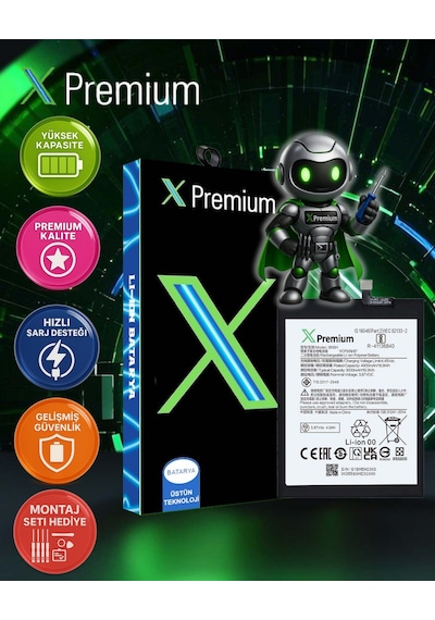 Xpremium Xiaomi Redmi 11 Prime 5g Uyumlu Batarya Pil Süper Yüksek Kalite 5000 Mah Bn5h