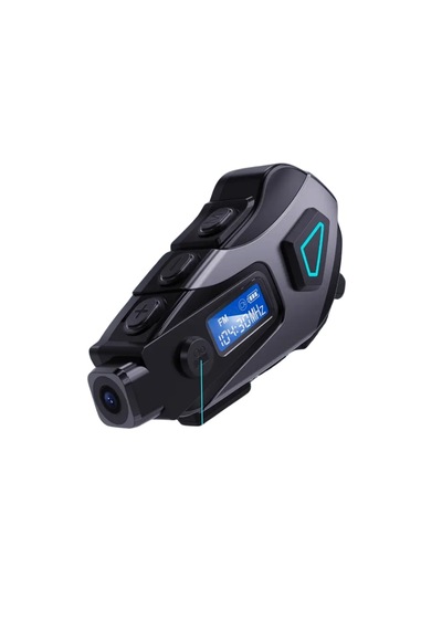 Mey İthalat Kask İçi Bluetooth Kulaklık Kamera Özellikli Uzun Pil Ömrü Ve Su Geçirmez