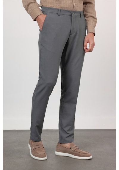 İmza Füme Yan Cep Comfort Fit Esnek Chino Pantolon 1003260171