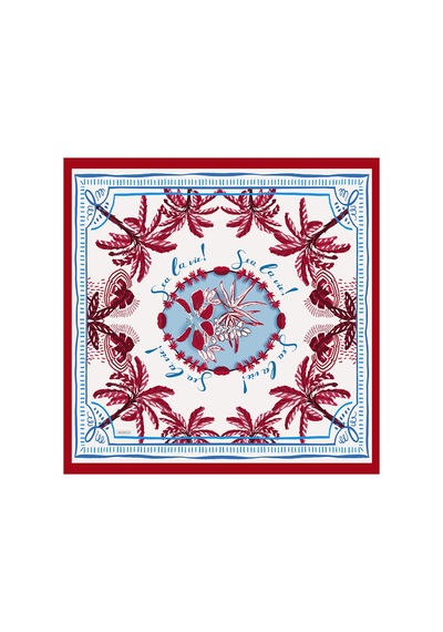 Arancia Bordo 90x90 Pure Touch Eşarp Bordo Bordo